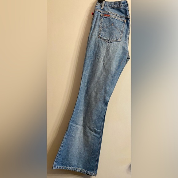 Vintage Y2K Mudd Jeans Flared Leg Raw Hem 00s 90s Retro Size 11. Botton fly - Picture 3 of 12